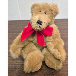 The Boyds Collection Plush Teddy Bear with Red Bow